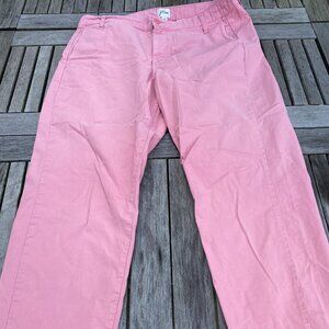 J Crew muted pink slouch boyfriend chino, Sz 31